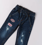 pantalone denim lungo bambino